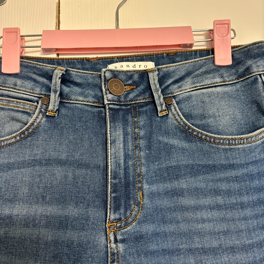 Sandro Paris Dark Wash Jeans - Picture 4 of 9